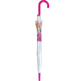 Ladies Umbrella Dome Floral Multi Pink