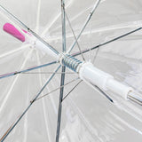 Ladies Umbrella Dome Floral Multi Pink