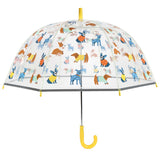 Childrens Dome Umbrella Dog Print