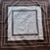 Ladies Vintage Scarf Gim Renoir Dogtooth