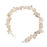 Rose Quartz Chip Bracelet and Crystal