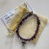 Amethyst Phone Strap Chip & Beads