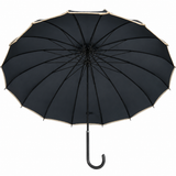 Walking Umbrella Pagoda Navy Ribbed SOAKE