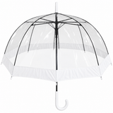 Ladies Umbrella Dome Clear White SOAKE