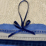 Decorative Denim Hanging Heart Decor (B)