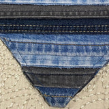 Decorative Denim Hanging Heart Decor (B)