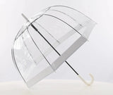 Ladies Umbrella Dome Clear White Everyday