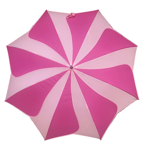 Ladies Swirl Umbrella Pink/Dark Pink SOAKE