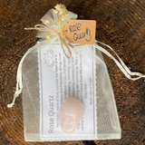 Rose Quartz T'Stone, Properties Card & Pouch