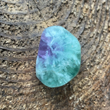 Fluorite TumbleStone, Properties Card & Pouch
