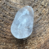 Clear Quartz T'Stone & Properties Card & Pouch