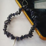Blue Goldstone Phone Charm Strap Accessory