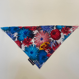 Dog Bandana Blue Floral Print