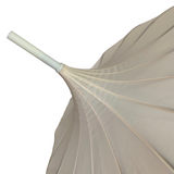 Walking Umbrella Pagoda Frilled Beige