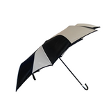 Compact Umbrella Ladies SOAKE Black Cream Swirl