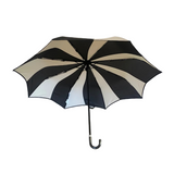 Compact Umbrella Ladies SOAKE Black Cream Swirl