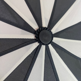 Compact Umbrella Ladies SOAKE Black Cream Swirl