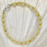 Crystal Bracelet Yellow Selenite & Opal
