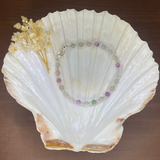 Crystal Bracelet Fluorite & Rose Quartz