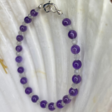 Crystal Bracelet Amethyst Labradorite