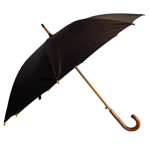 Men's Stick Umbrella Black SOAKE