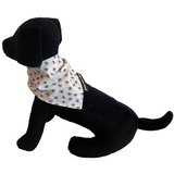 Dog Bandana Tie On Bee Print