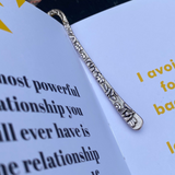 Handmade Tiger's Eye & Citrine Crystal Bookmark