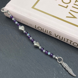 Handmade Amethyst & Labradorite Bookmark