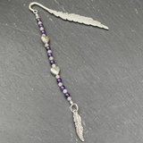 Handmade Amethyst & Labradorite Bookmark