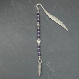 Handmade Amethyst & Labradorite Bookmark