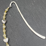 Handmade Yellow Opal & Selenite Bookmark