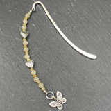 Handmade Yellow Opal & Selenite Bookmark