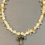 Citrine & Selenite Phone Strap Chip & Beads