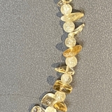 Citrine & Selenite Phone Strap Chip & Beads