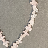 Rose Quartz Phone Strap Chip & Beads