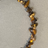 Tigers Eye Phone Strap Chip & Beads