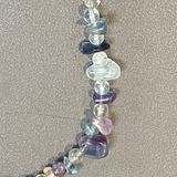 Fluorite Phone Strap Chip & Beads
