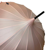 Walking Umbrella Pagoda Frilled Pink