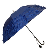 Walking Umbrella Pagoda Triple Frill Navy