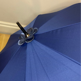 Walking Umbrella Pagoda Triple Frill Navy
