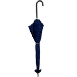 Walking Umbrella Pagoda Triple Frill Navy