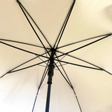 Walking Umbrella Pagoda Triple Frill White