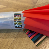 Ladies Umbrella Dome Clear Red SOAKE