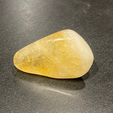 Citrine Tumblestone with Properties Card & Pouch