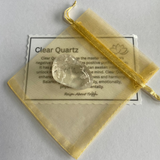 Clear Quartz T'Stone & Properties Card & Pouch