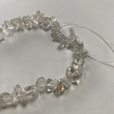 Clear Quartz Blue Point Phone Strap