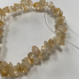 Citrine Green Flower Point Phone Strap