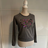 Girls Vintage Top Size XL Heart DKNY