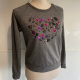 Girls Vintage Top Size XL Heart DKNY