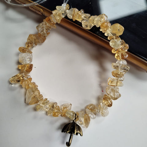 Citrine Phone Charm Strap Accessory